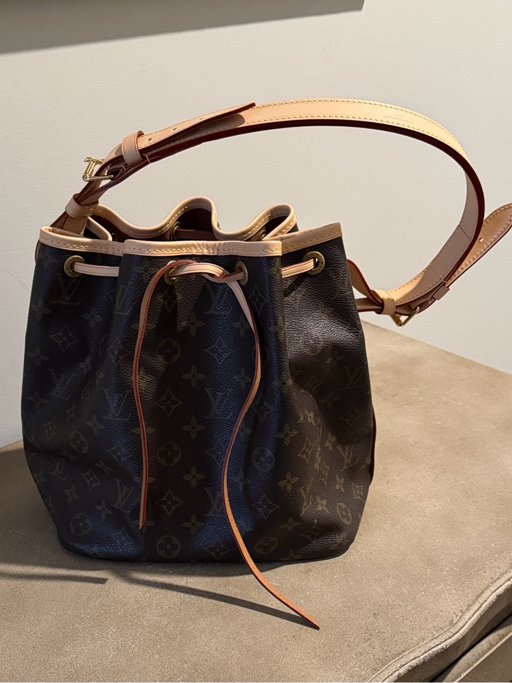 Louis Vuitton Monogram Petit Noe Bucket Bag
